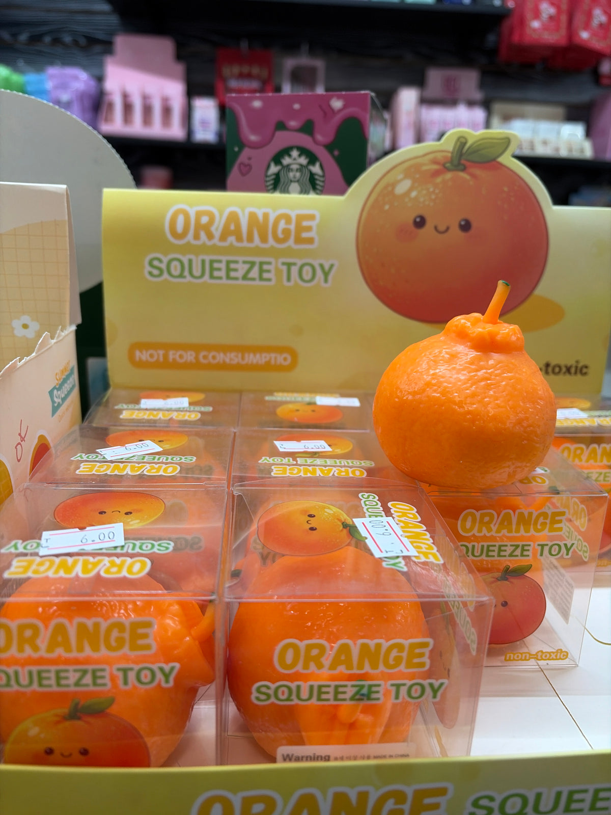 Orange Crunchy Squishy