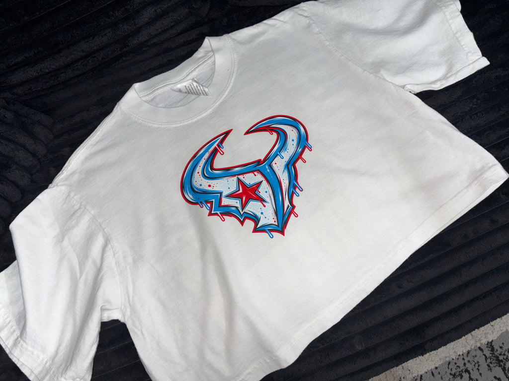 Houston cropped tee