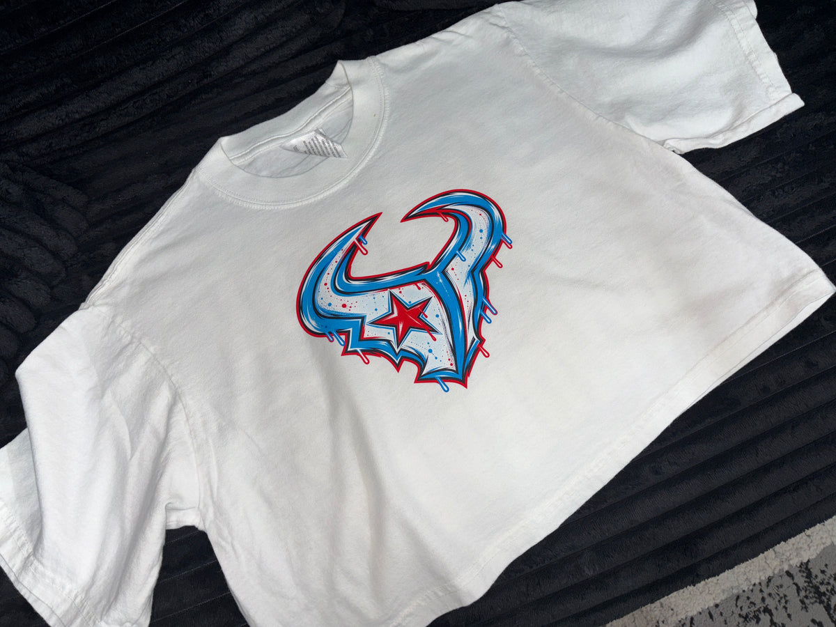 Houston cropped tee