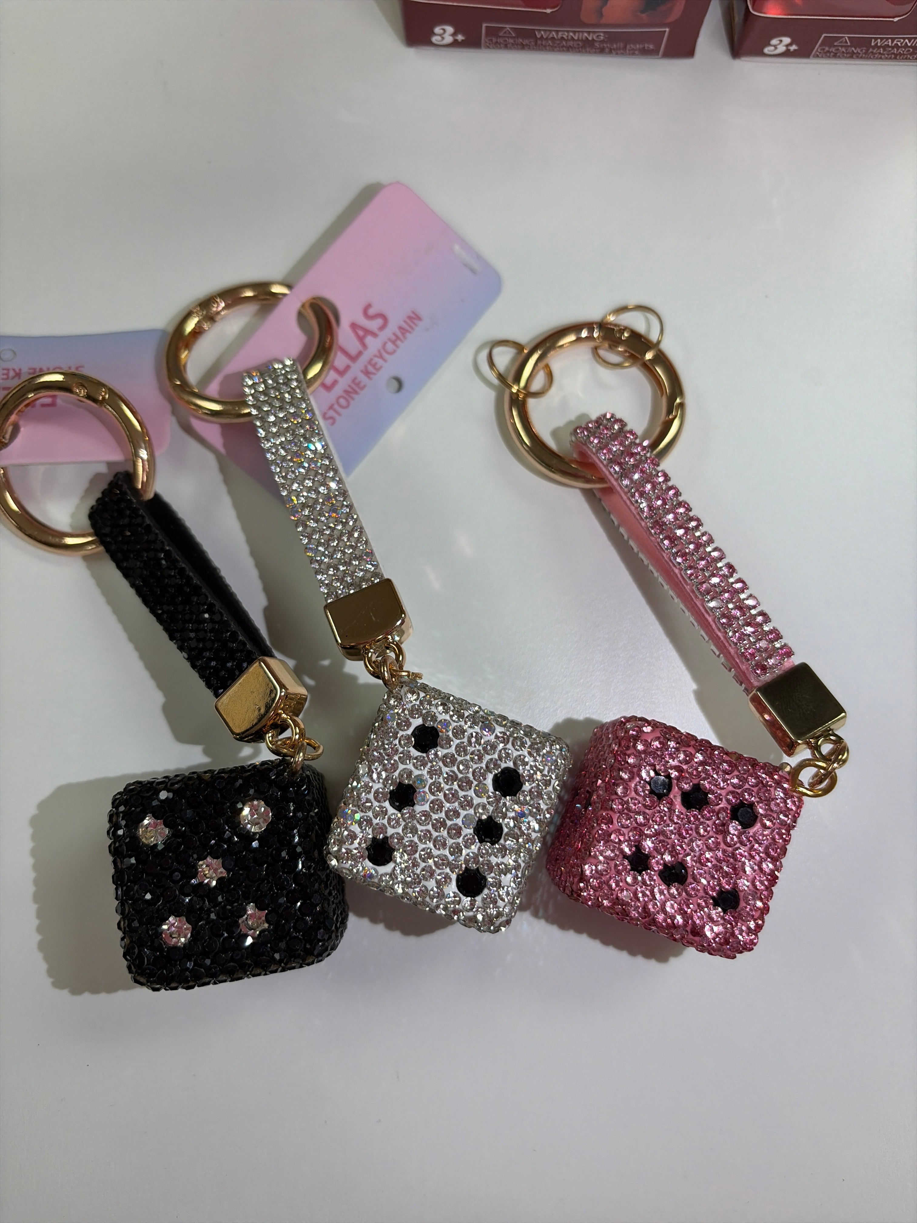 Bling Dice Keychain