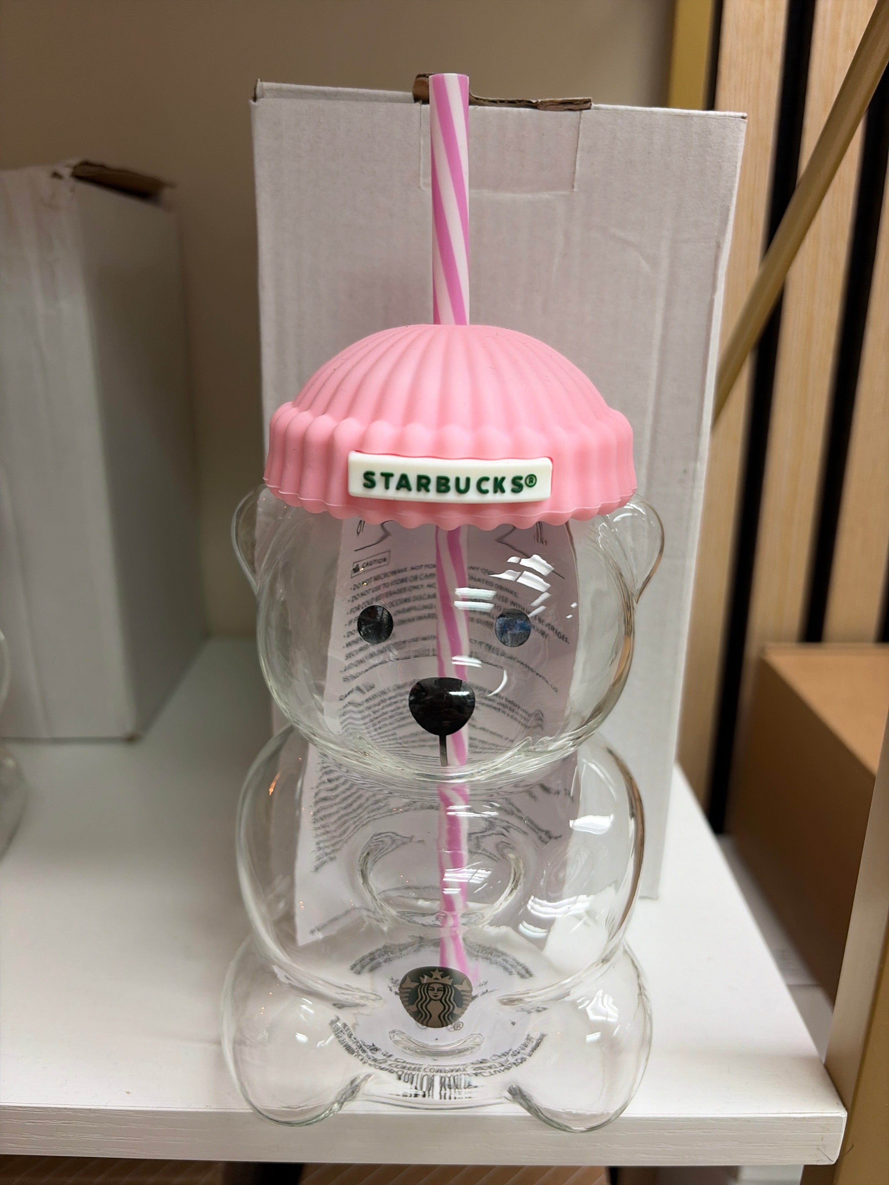 Pink SB Bear Cup